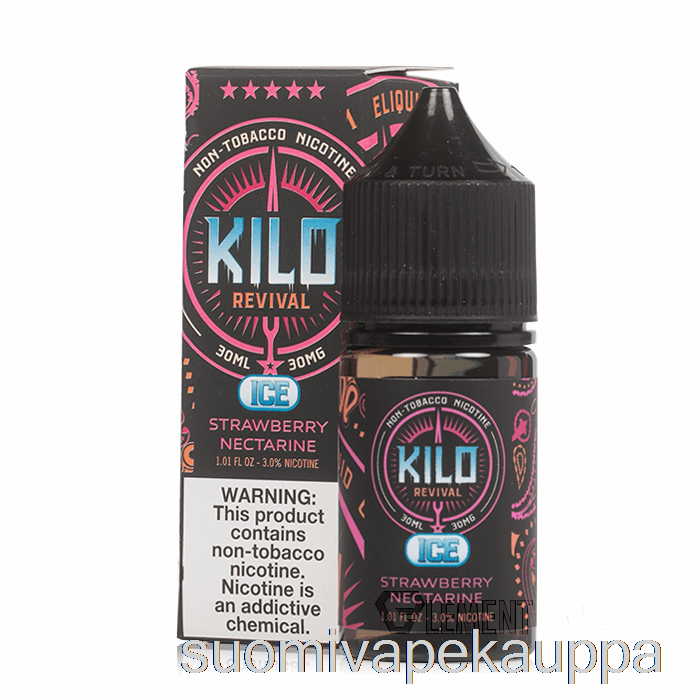 Vape Box Jää Mansikkanektariini - Kilo Elvytyssuoloja - 30ml 50mg